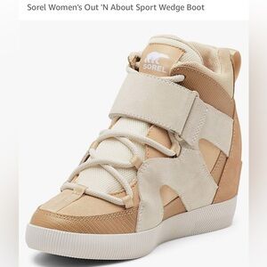 Sorel Out ‘n About Sport Wedge Boots, new without tags